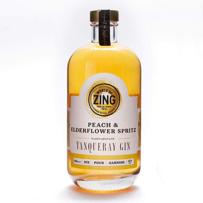 Peach & Elderflower Spritz Prosecco Cocktail